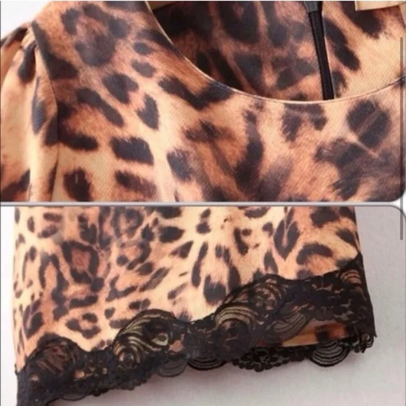 Leopard print shift - Picture 3 of 4